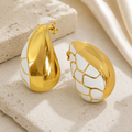 Mediterranean Collection Earrings White