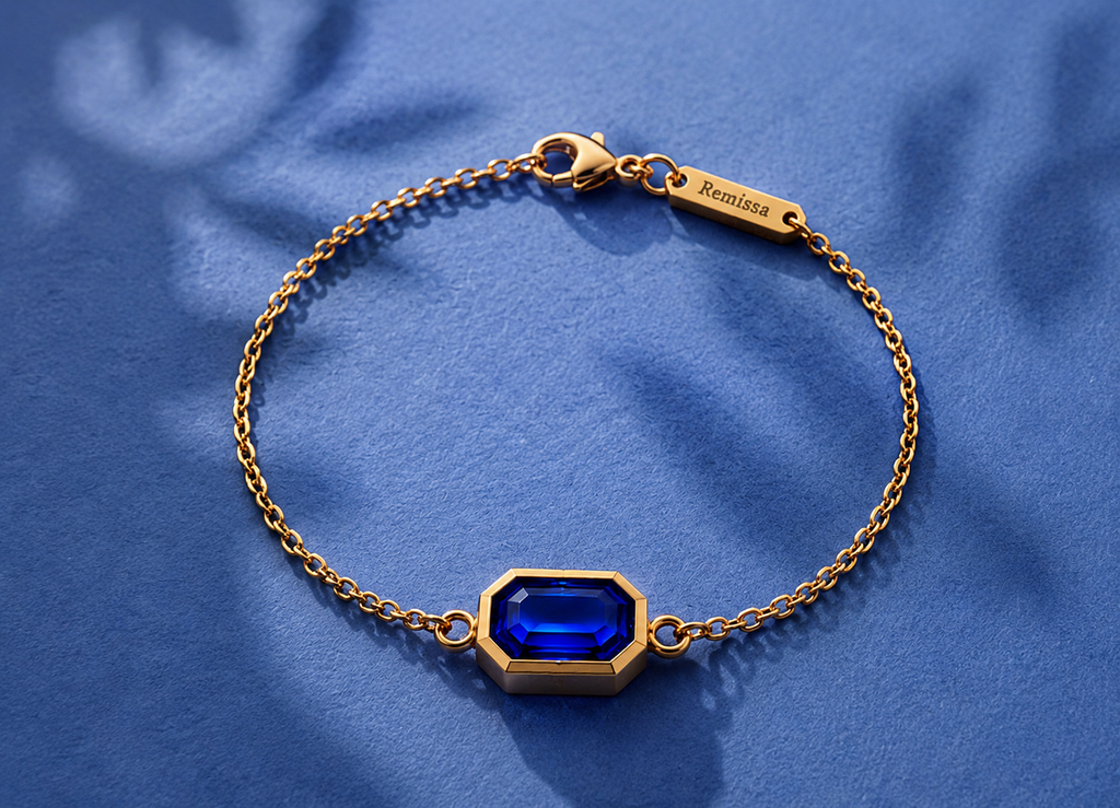 THE WISDOM BRACELET - SAPPHIRE GEM STONE.